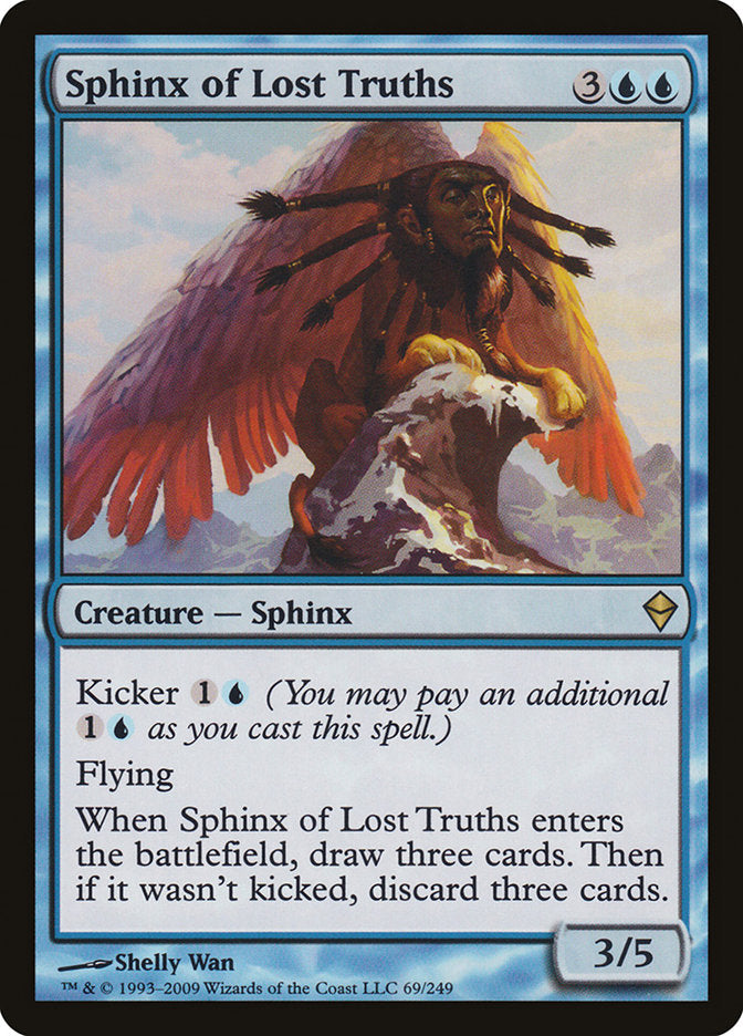 Sphinx of Lost Truths [Zendikar] | Game Haven TX