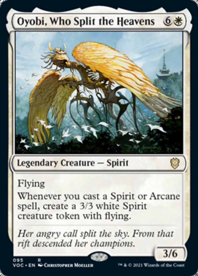 Oyobi, Who Split the Heavens [Innistrad: Crimson Vow Commander] | Game Haven TX
