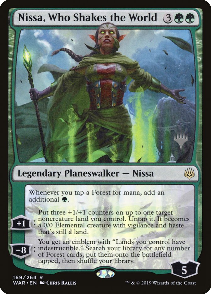 Nissa, Who Shakes the World [War of the Spark Promos] | Game Haven TX