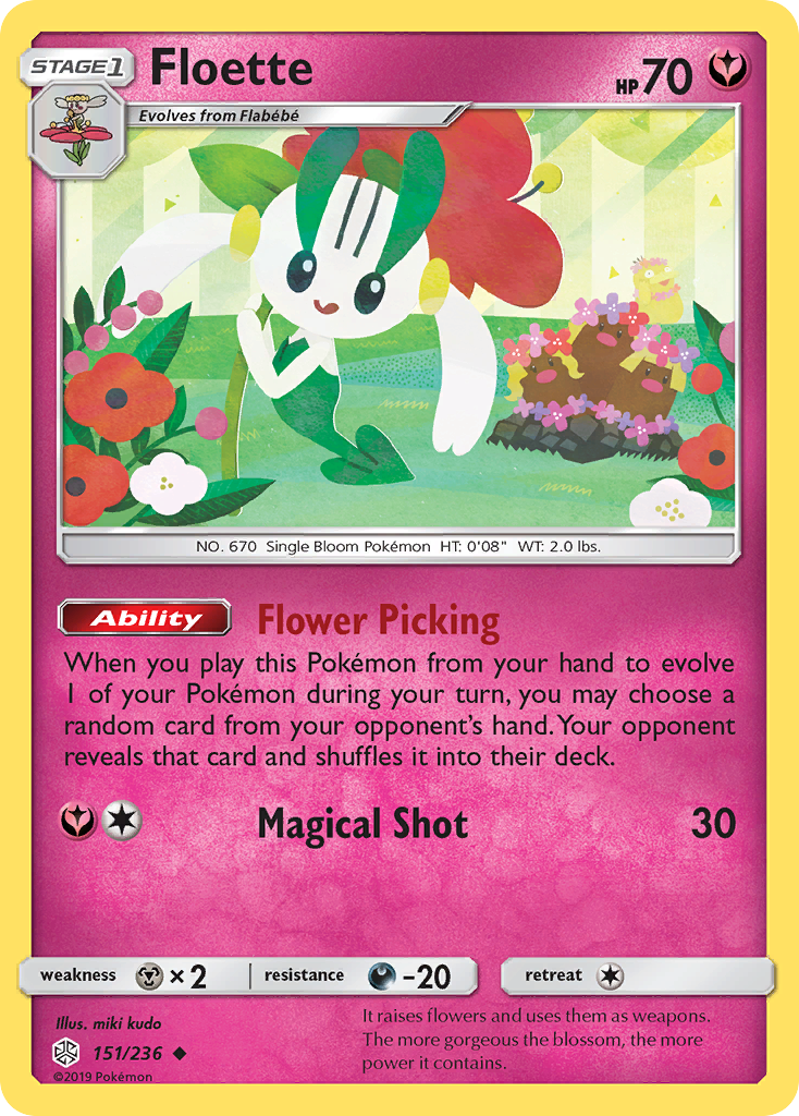 Floette (151/236) [Sun & Moon: Cosmic Eclipse] | Game Haven TX