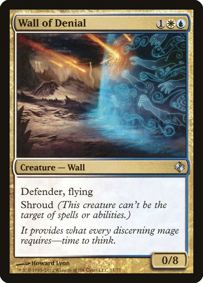 Wall of Denial [Duel Decks: Venser vs. Koth] | Game Haven TX