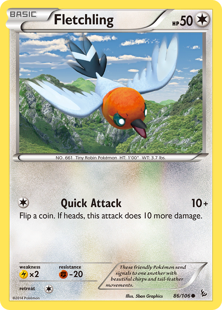 Fletchling (86/106) [XY: Flashfire] | Game Haven TX
