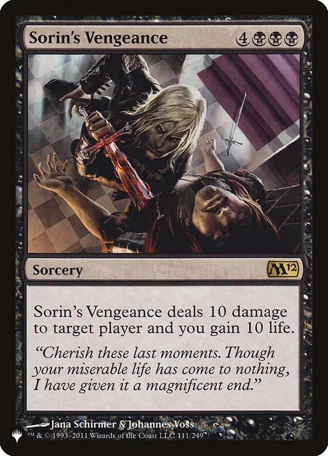 Sorin's Vengeance [The List] | Game Haven TX