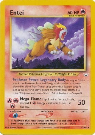 Entei (17/64) [Neo Revelation Unlimited] | Game Haven TX
