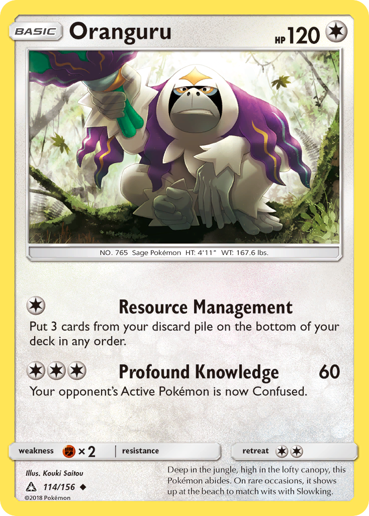 Oranguru (114/156) [Sun & Moon: Ultra Prism] | Game Haven TX