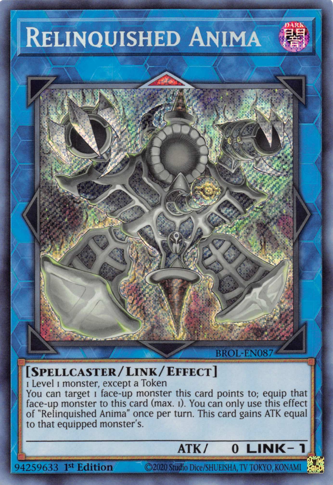 Relinquished Anima [BROL-EN087] Secret Rare | Game Haven TX