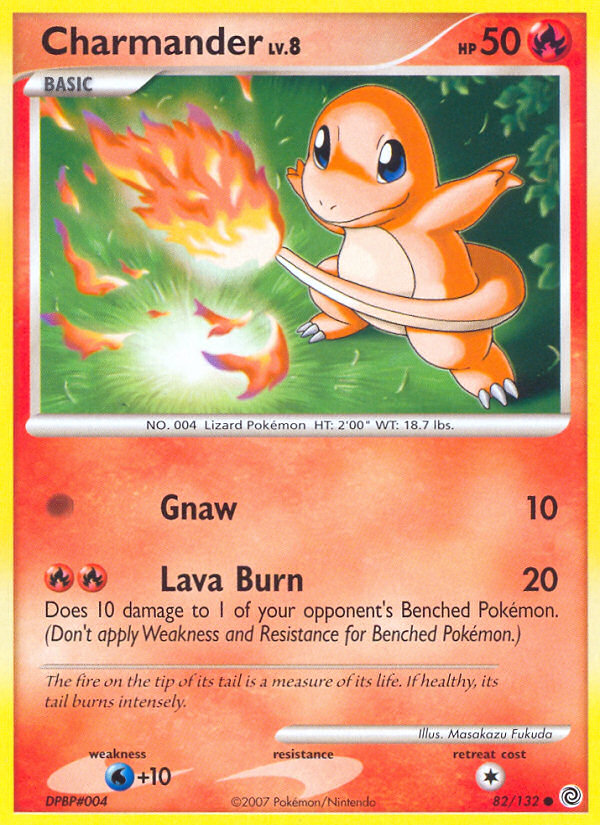 Charmander (82/132) [Diamond & Pearl: Secret Wonders] | Game Haven TX