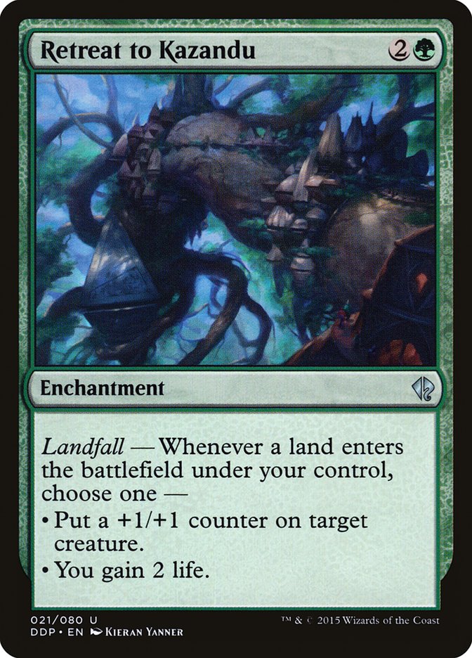 Retreat to Kazandu [Duel Decks: Zendikar vs. Eldrazi] | Game Haven TX