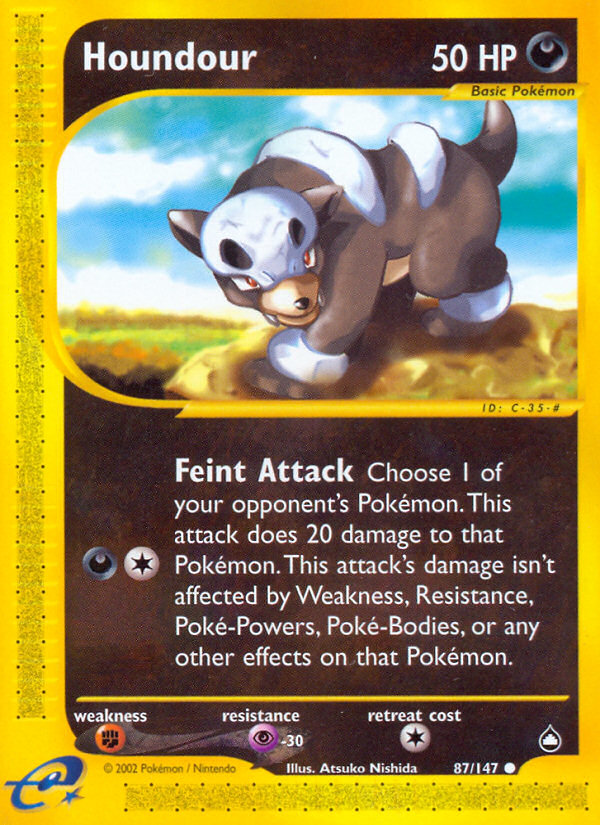 Houndour (87/147) [Aquapolis] | Game Haven TX