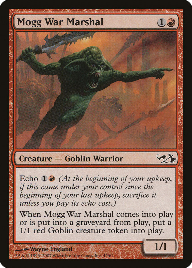Mogg War Marshal [Duel Decks: Elves vs. Goblins] | Game Haven TX
