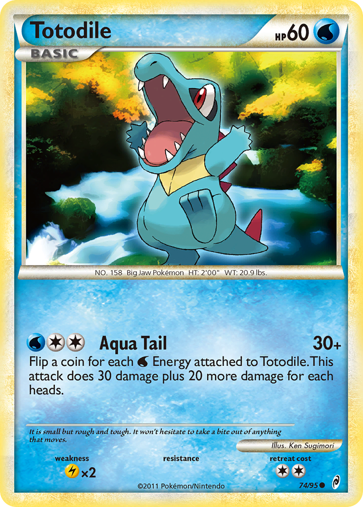Totodile (74/95) [HeartGold & SoulSilver: Call of Legends] | Game Haven TX