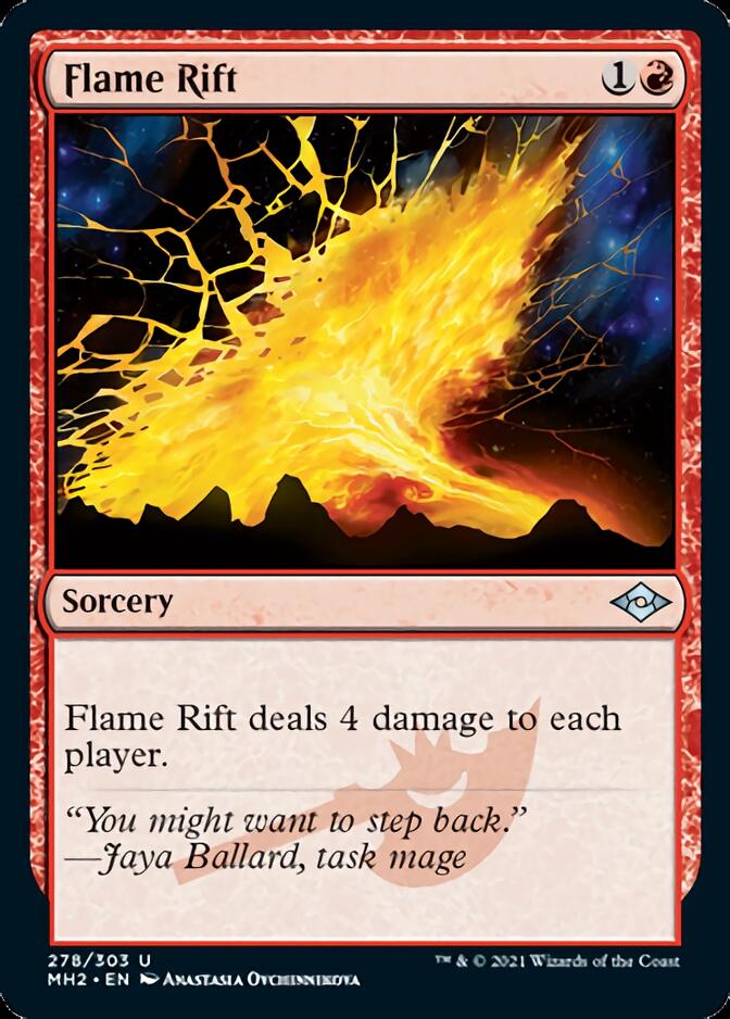 Flame Rift (Etched Foil) [Modern Horizons 2] | Game Haven TX