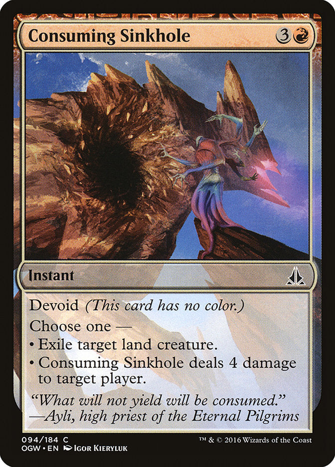 Consuming Sinkhole [Oath of the Gatewatch] | Game Haven TX