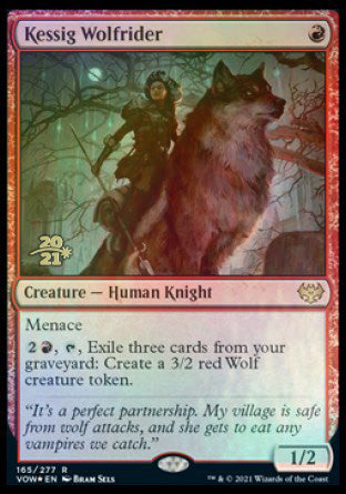 Kessig Wolfrider [Innistrad: Crimson Vow Prerelease Promos] | Game Haven TX