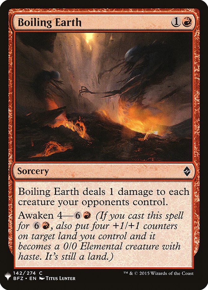 Boiling Earth [Mystery Booster] | Game Haven TX