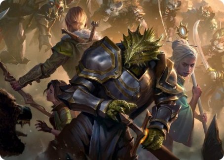 You Come to the Gnoll Camp Art Card [Dungeons & Dragons: Adventures in the Forgotten Realms Art Series] | Game Haven TX