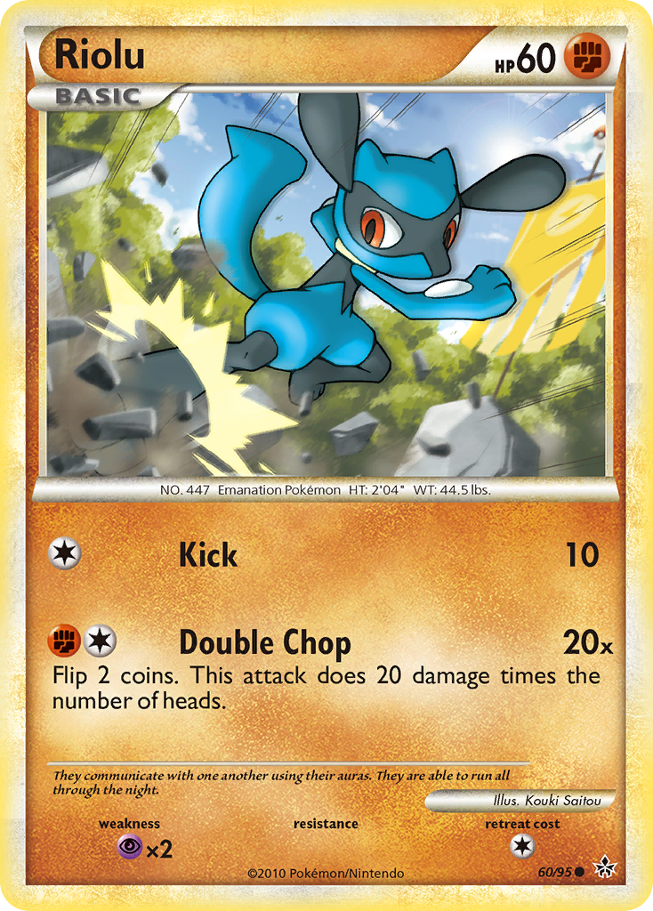 Riolu (60/95) [HeartGold & SoulSilver: Unleashed] | Game Haven TX