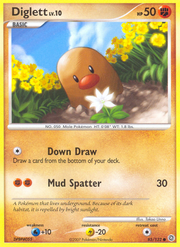 Diglett (85/132) [Diamond & Pearl: Secret Wonders] | Game Haven TX