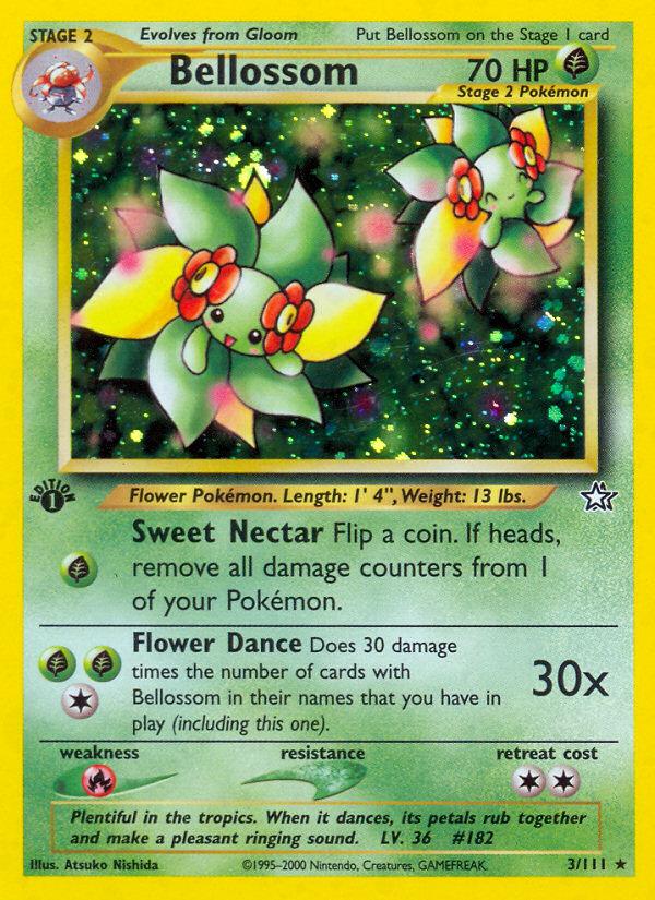 Bellossom (3/111) [Neo Genesis 1st Edition] | Game Haven TX
