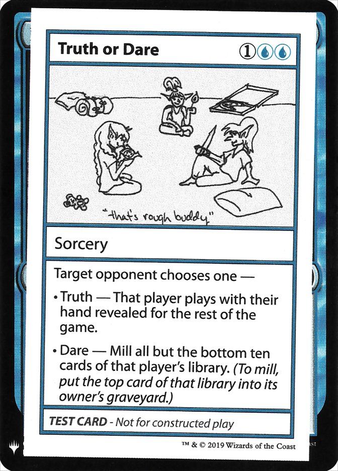 Truth or Dare [Mystery Booster Playtest Cards] | Game Haven TX