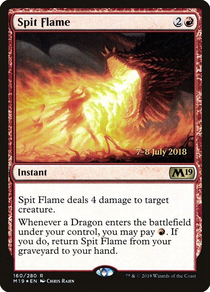 Spit Flame [Core Set 2019 Promos] | Game Haven TX