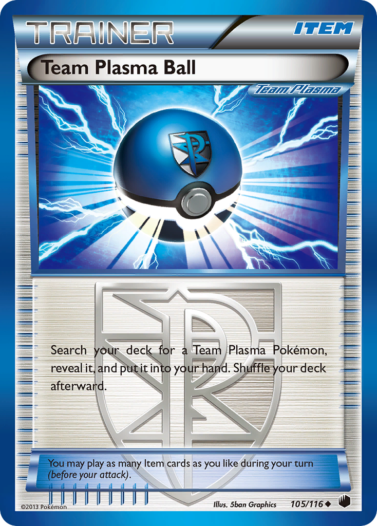 Team Plasma Ball (105/116) [Black & White: Plasma Freeze] | Game Haven TX