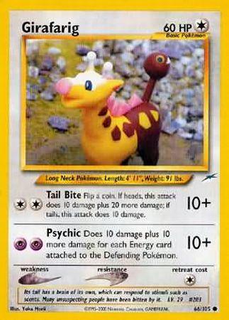 Girafarig (66/105) [Neo Destiny Unlimited] | Game Haven TX