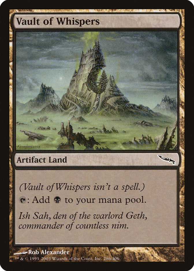Vault of Whispers [Mirrodin] | Game Haven TX