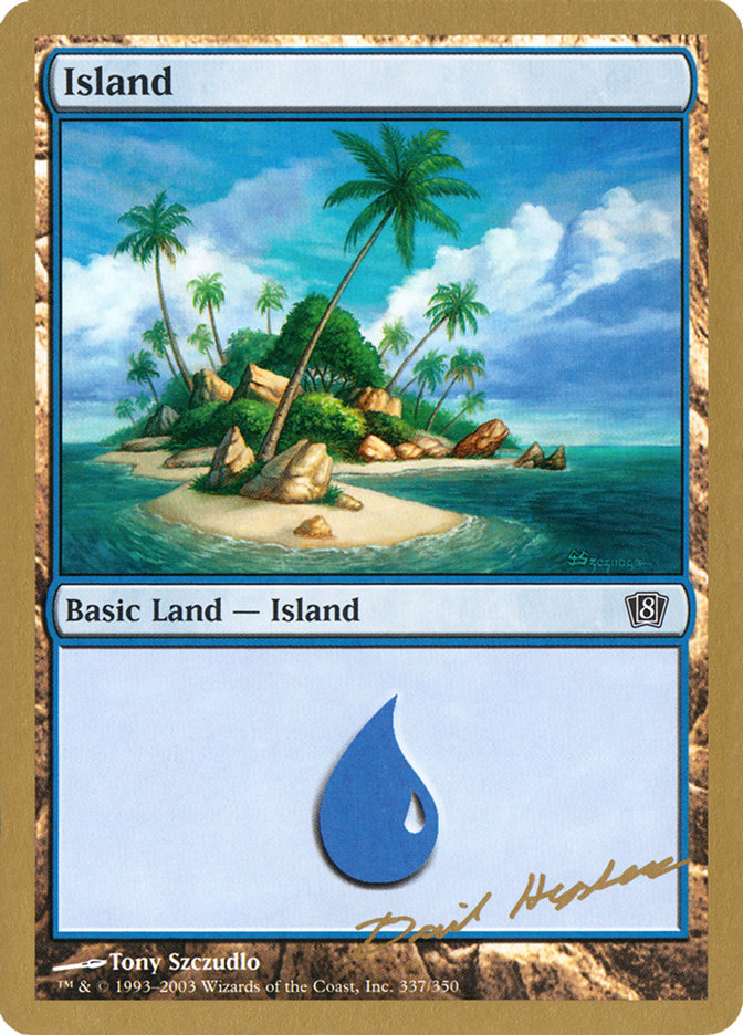 Island (dh337) (Dave Humpherys) [World Championship Decks 2003] | Game Haven TX