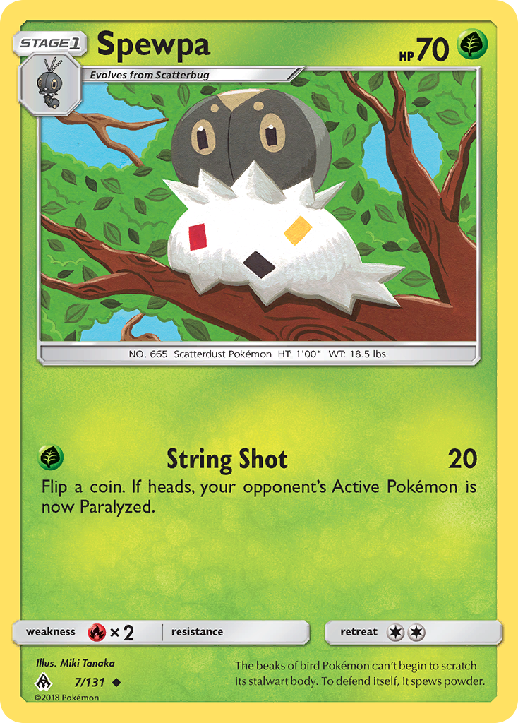 Spewpa (7/131) [Sun & Moon: Forbidden Light] | Game Haven TX