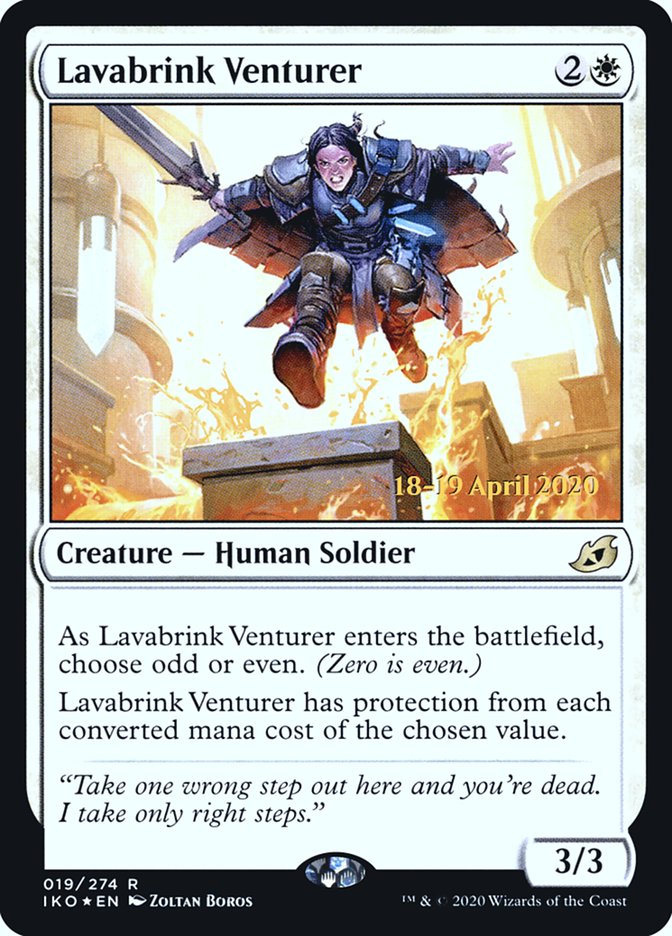 Lavabrink Venturer [Ikoria: Lair of Behemoths Promos] | Game Haven TX