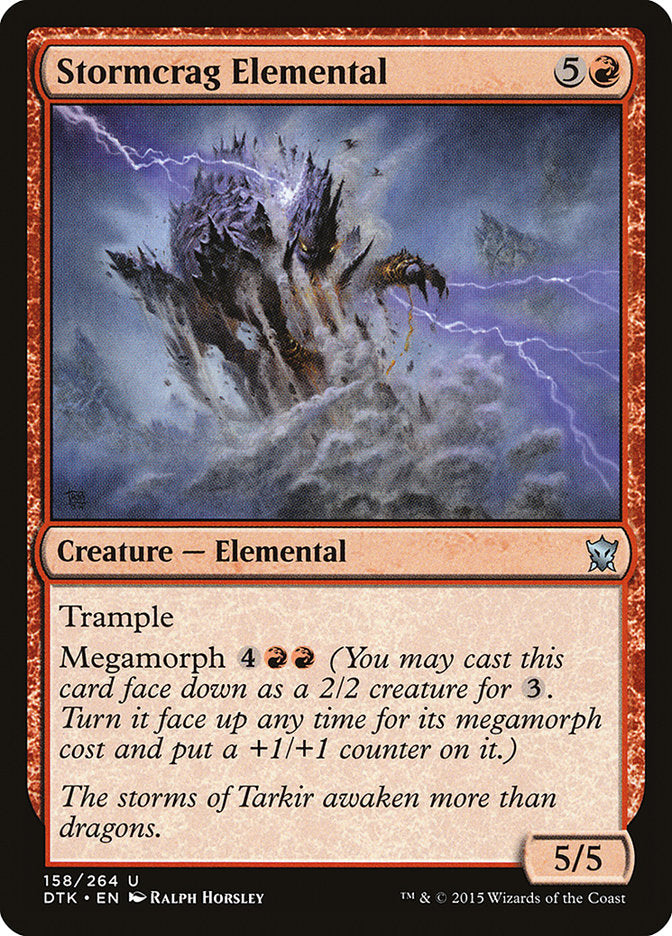 Stormcrag Elemental [Dragons of Tarkir] | Game Haven TX