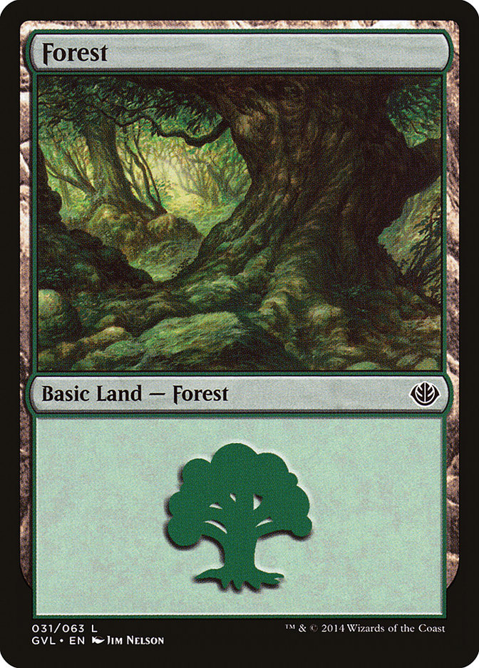 Forest (29) (Garruk vs Liliana) [Duel Decks Anthology: Garruk vs. Liliana] | Game Haven TX