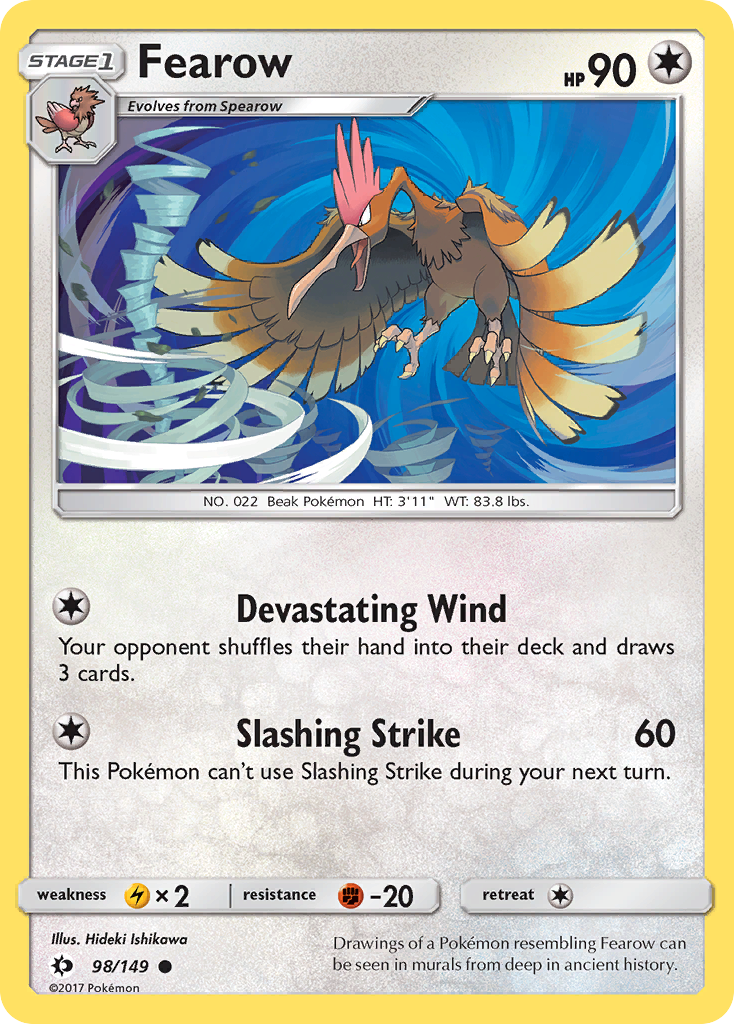 Fearow (98/149) [Sun & Moon: Base Set] | Game Haven TX