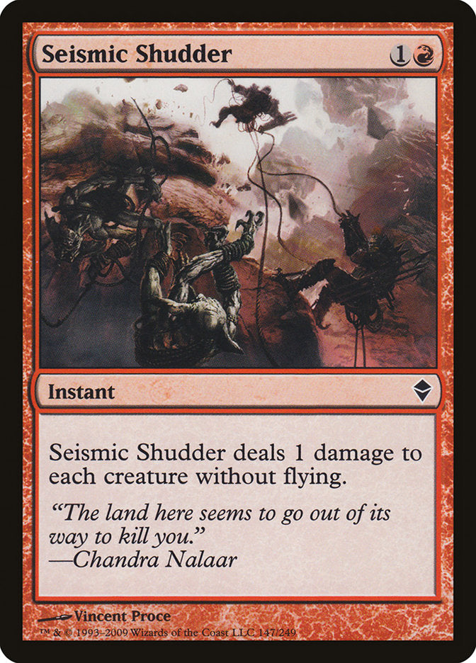 Seismic Shudder [Zendikar] | Game Haven TX
