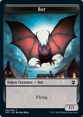 Blood // Bat Double-sided Token [Innistrad: Crimson Vow Commander Tokens] | Game Haven TX