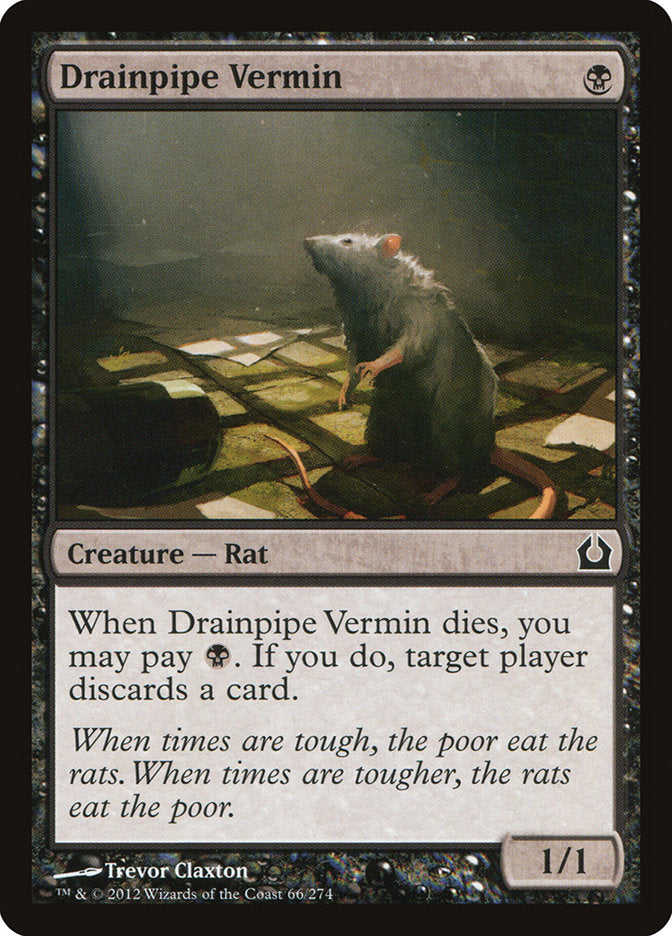 Drainpipe Vermin [Return to Ravnica] | Game Haven TX