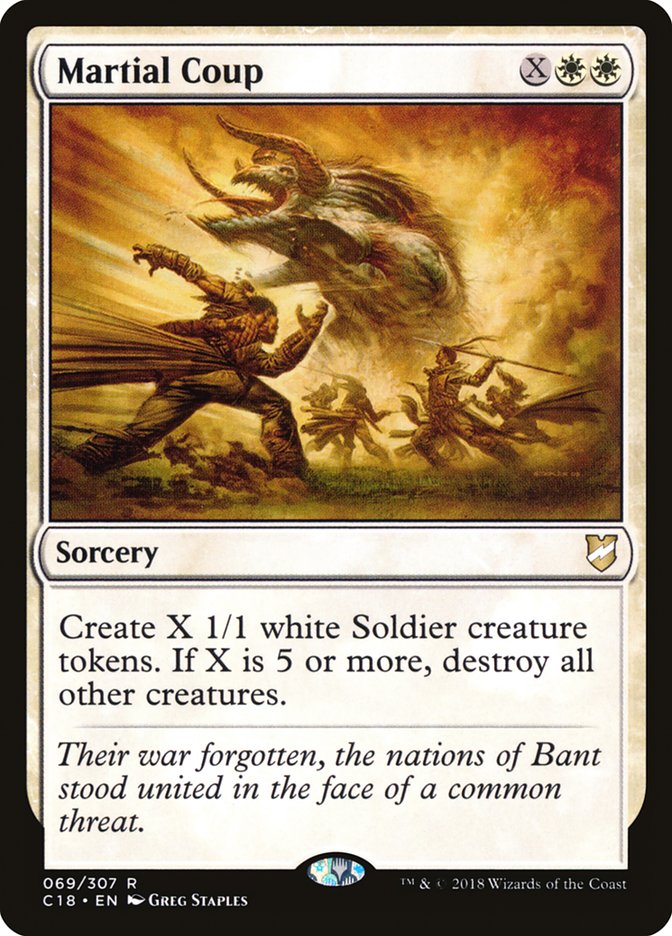 Martial Coup [Commander 2018] | Game Haven TX