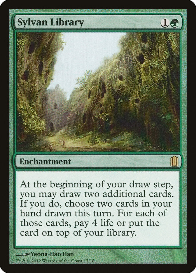 Sylvan Library [Commander's Arsenal] | Game Haven TX