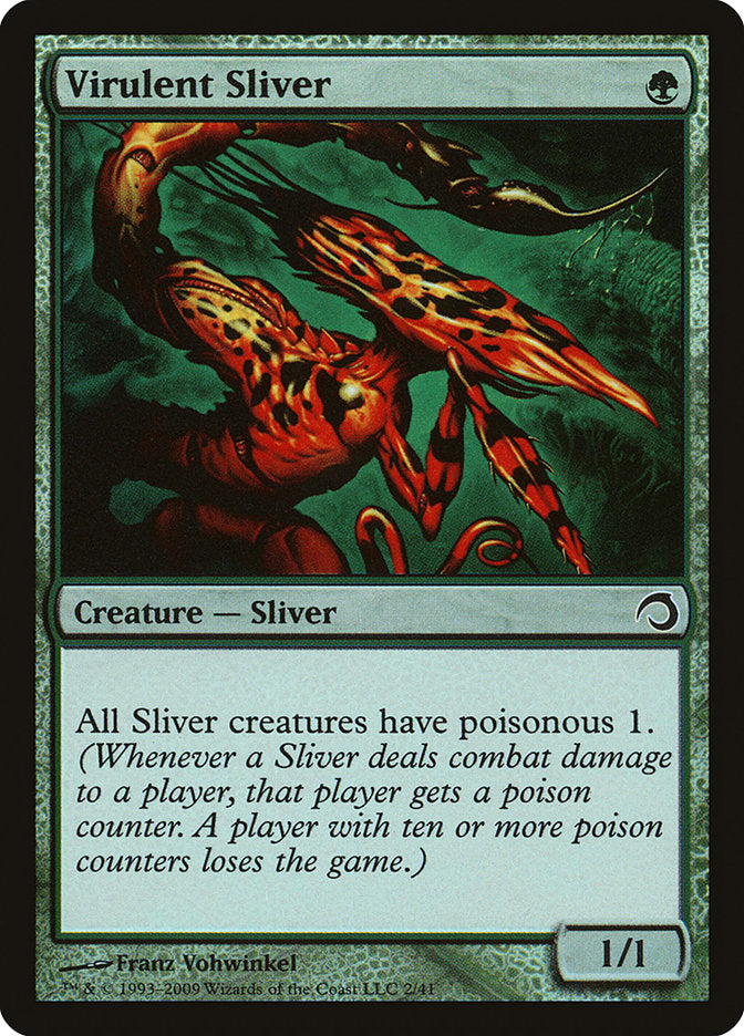 Virulent Sliver [Premium Deck Series: Slivers] | Game Haven TX