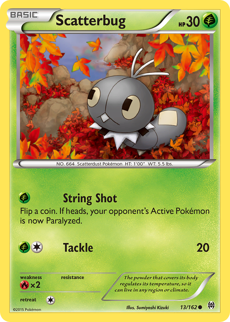 Scatterbug (13/162) [XY: BREAKthrough] | Game Haven TX