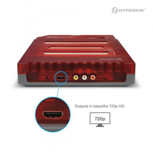 RetroN 3 HD 3-in-1 Retro Gaming Console for NES®, Super NES®/Super Famicom™, and Genesis®/Mega Drive (Jasper Red) - Hyperkin | Game Haven TX