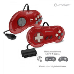 RetroN 3 HD 3-in-1 Retro Gaming Console for NES®, Super NES®/Super Famicom™, and Genesis®/Mega Drive (Jasper Red) - Hyperkin | Game Haven TX