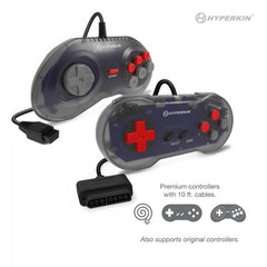 RetroN 3 HD 3-in-1 Retro Gaming Console for NES®, Super NES®/Super Famicom™, and Genesis®/Mega Drive (Space Black) - Hyperkin | Game Haven TX