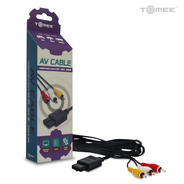 GameCube/ N64/ SNES Tomee AV Cable (Retail) | Game Haven TX