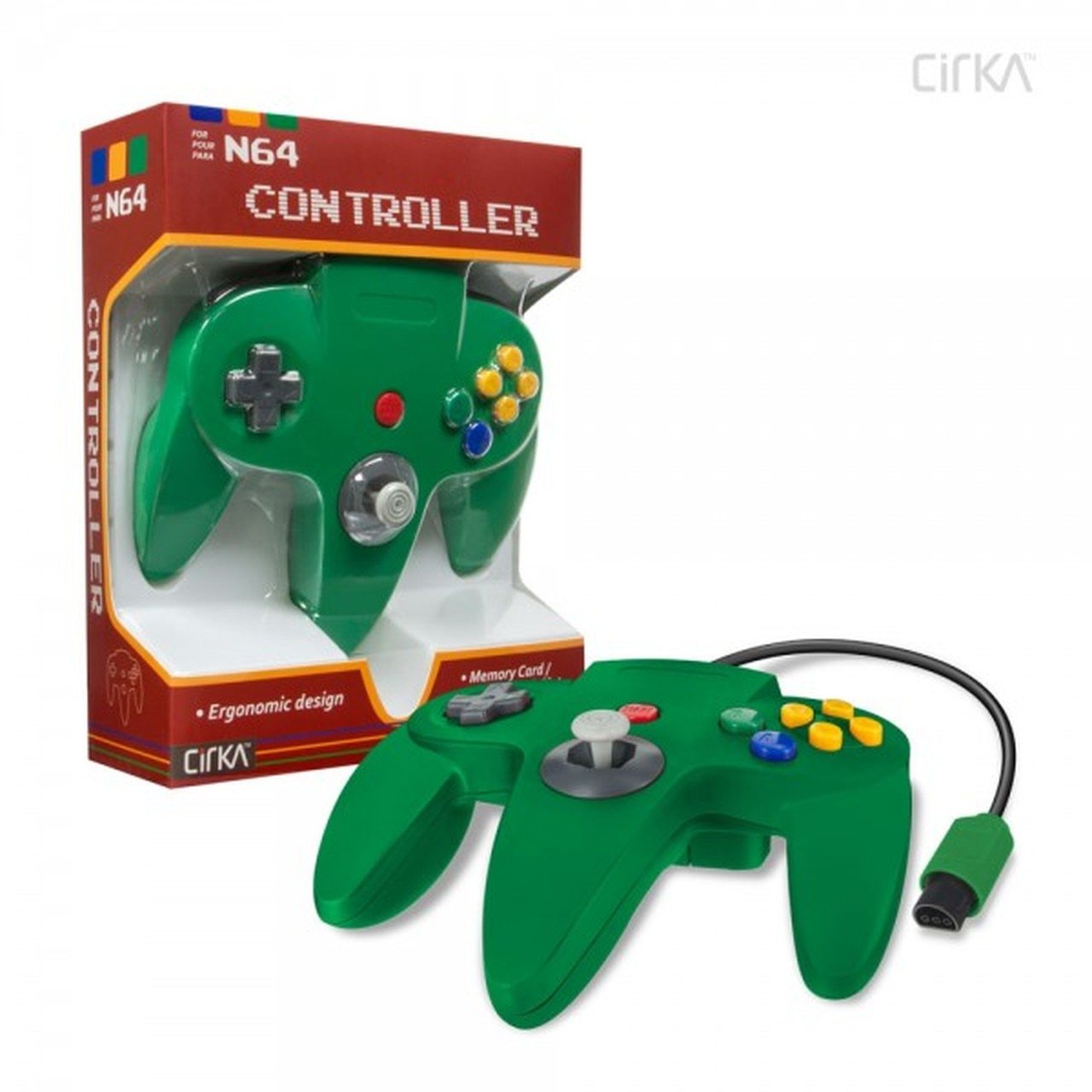 N64 CirKa Controller (Green) | Game Haven TX