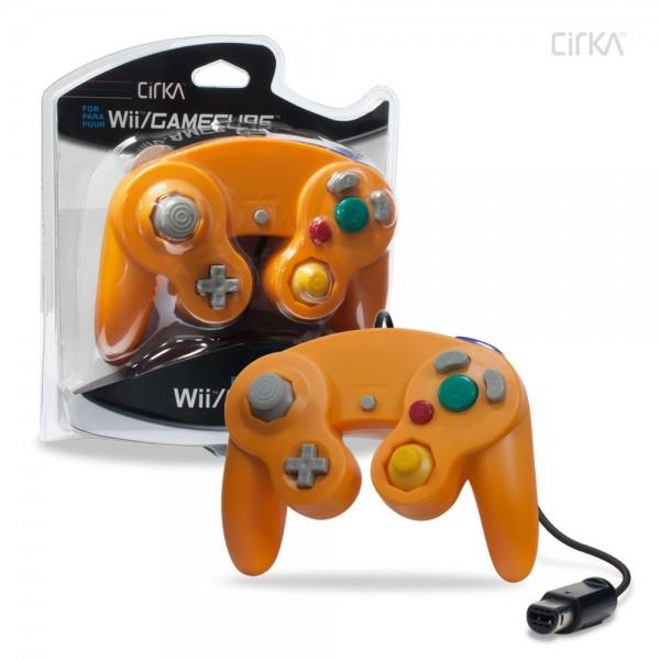 Wii/ GameCube CirKa Controller (Orange) | Game Haven TX