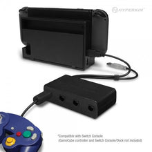 Load image into Gallery viewer, 4-Port Controller Adapter for GameCube to Switch/ Wii U/ PC/ Mac - Hyperkin
