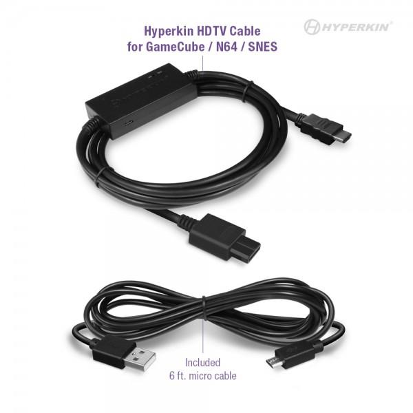 3-In-1 HDTV Cable for GameCube/ N64/ SNES - Hyperkin | Game Haven TX