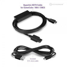 Load image into Gallery viewer, 3-In-1 HDTV Cable for GameCube/ N64/ SNES - Hyperkin
